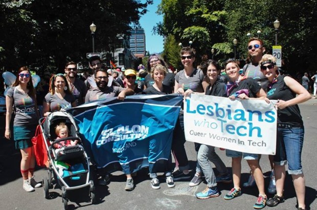 Image of Lesbians In Tech MeetUp/Rally pl-lg-5 pr-lg-0 text-center 